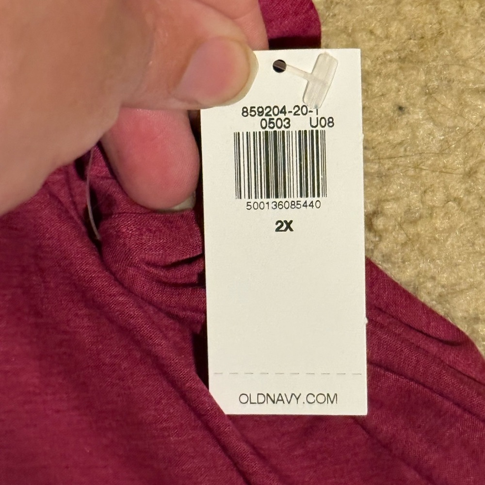 NWT Old Navy Magenta CloudMotion Tank Top - Picture 5 of 5